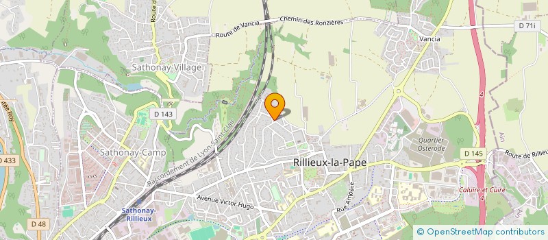 localisation de l'entreprise AGPCV  LYON