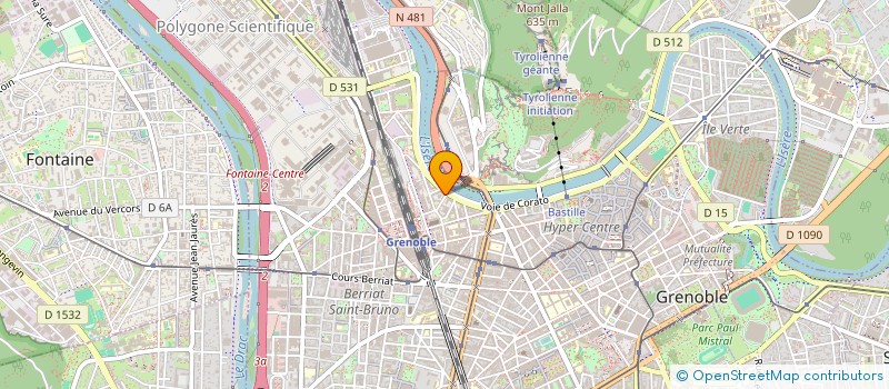 localisation de l'entreprise AGPE LE TEMPS RETROUVE à GRENOBLE