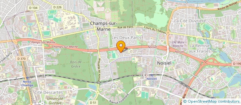 localisation de l'entreprise AGPG  CHAMPS-SUR-MARNE