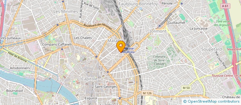 localisation de l'entreprise AGPI BTP &TP à TOULOUSE