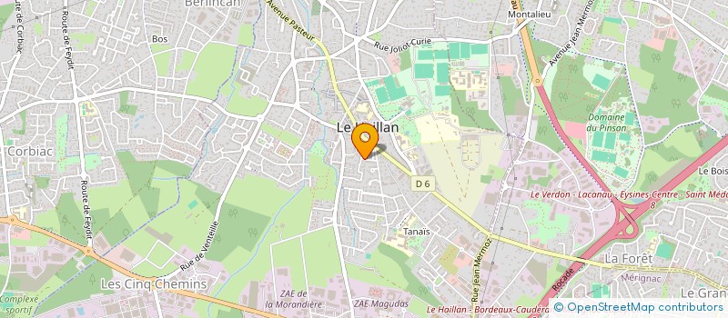 localisation de l'entreprise AGPL  LE HAILLAN