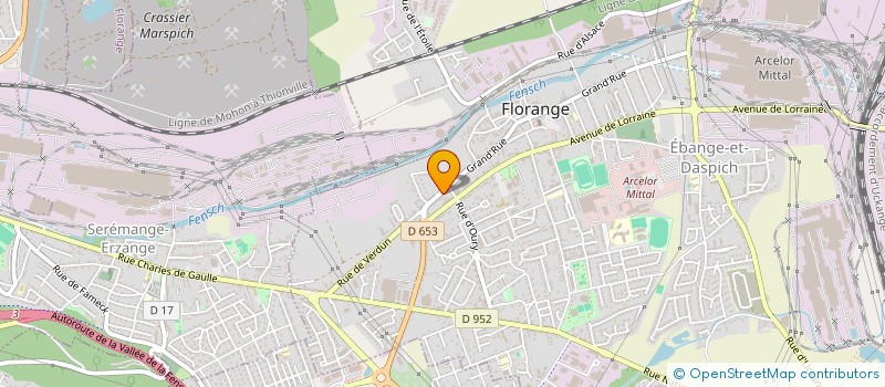 localisation de l'entreprise AGPLUS MICRO  FLORANGE