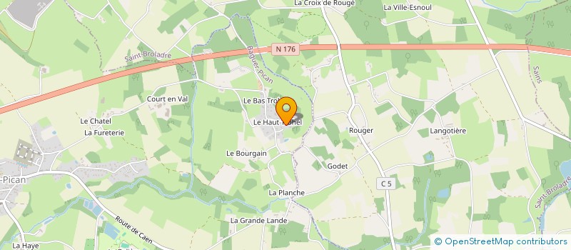 localisation de l'entreprise AGPM  BAGUER-PICAN