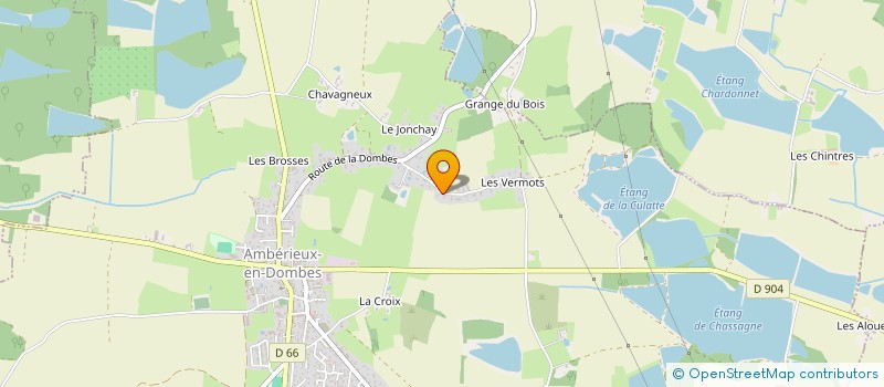 localisation de l'entreprise AGPM à AMBERIEUX-EN-DOMBES