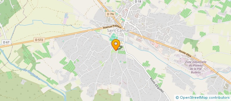 localisation de l'entreprise AGPOP  SAINT-CANNAT