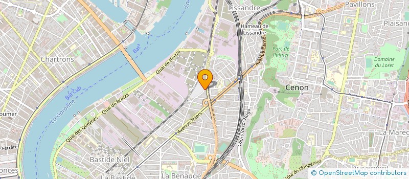 localisation de l'entreprise AGPR à BORDEAUX