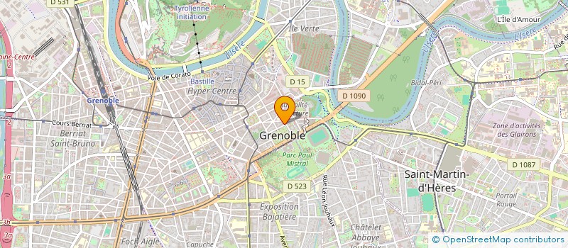 localisation de l'entreprise AGPS INVESTISSEMENT à GRENOBLE