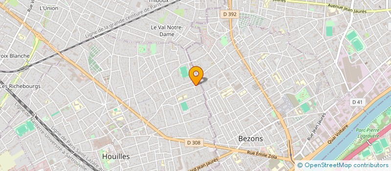 localisation de l'entreprise AGR à HOUILLES