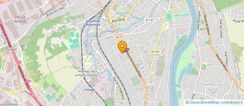 localisation de l'entreprise AGR à CORBEIL-ESSONNES