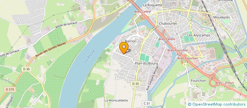 localisation de l'entreprise AGR'AIDE BENE à ARLES
