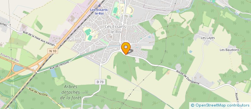 localisation de l'entreprise AGR-BAT  LES ESSARTS-LE-ROI