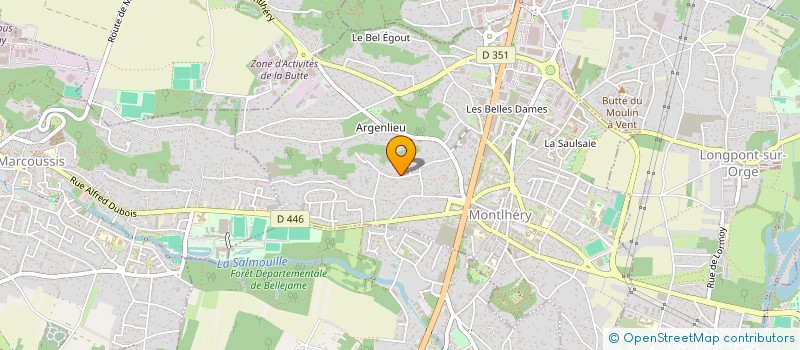 localisation de l'entreprise AGR CONCEPT  MONTLHERY