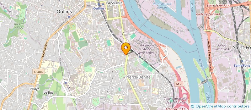 localisation de l'entreprise AGR CONSEILS  OULLINS-PIERRE-BENITE