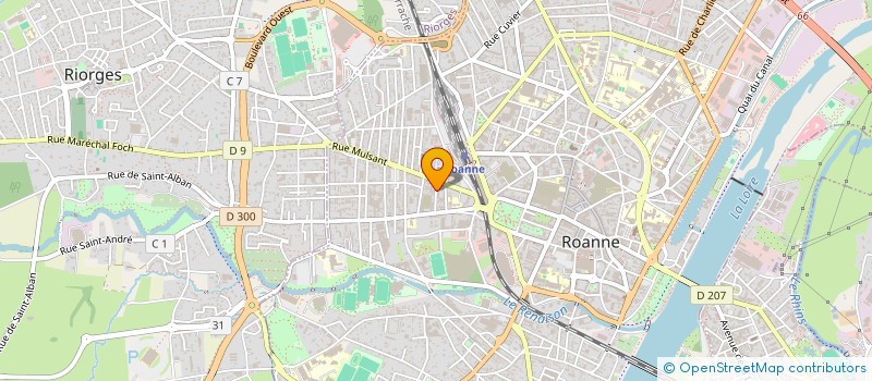 localisation de l'entreprise AGR DPE AUDIT  ROANNE