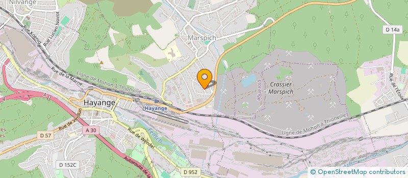 localisation de l'entreprise AGR IMMOBILIER  HAYANGE