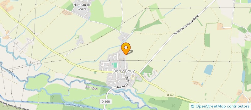 localisation de l'entreprise AGR IMMOBILIER  BERRY-BOUY