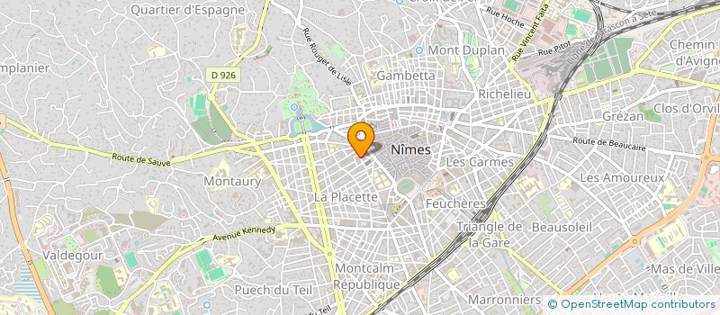 localisation de l'entreprise AGR INVEST  NIMES