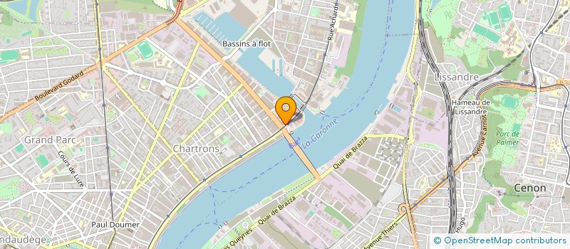localisation de l'entreprise AGR MENUISERIES à BORDEAUX