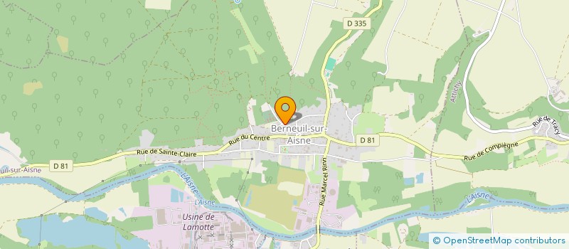 localisation de l'entreprise AGR - MULTI-SERVICES  BERNEUIL-SUR-AISNE