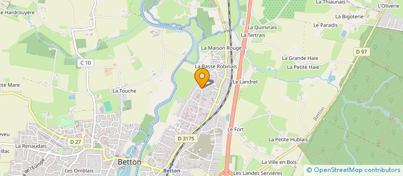 localisation de l'entreprise AGR PACK à BETTON