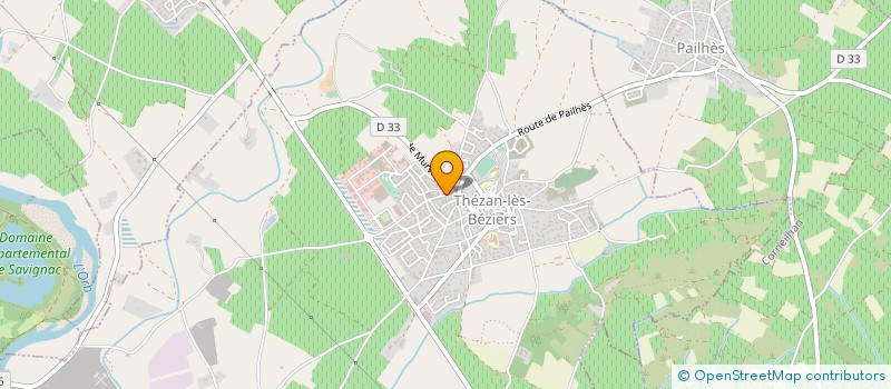 localisation de l'entreprise AGR PISCINE à THEZAN-LES-BEZIERS
