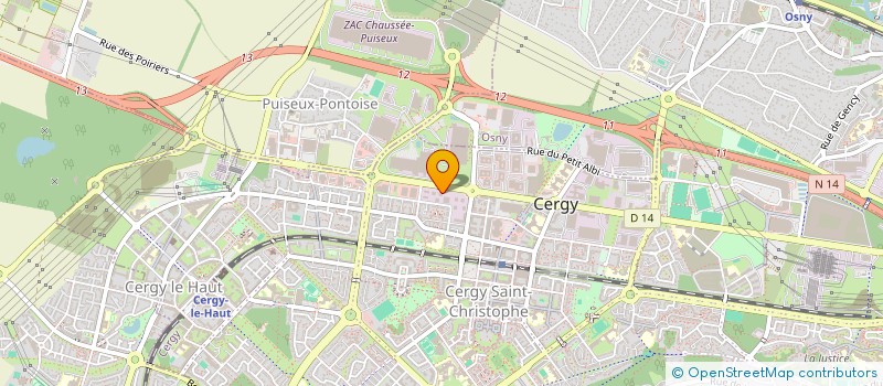 localisation de l'entreprise AGR PREVENTION PRIVEE à CERGY