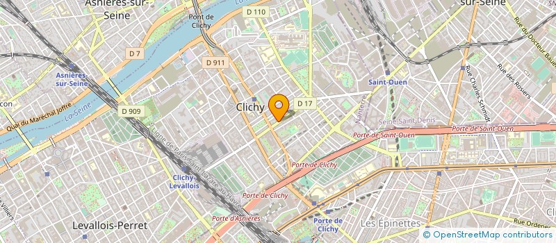localisation de l'entreprise AGR SARL à CLICHY