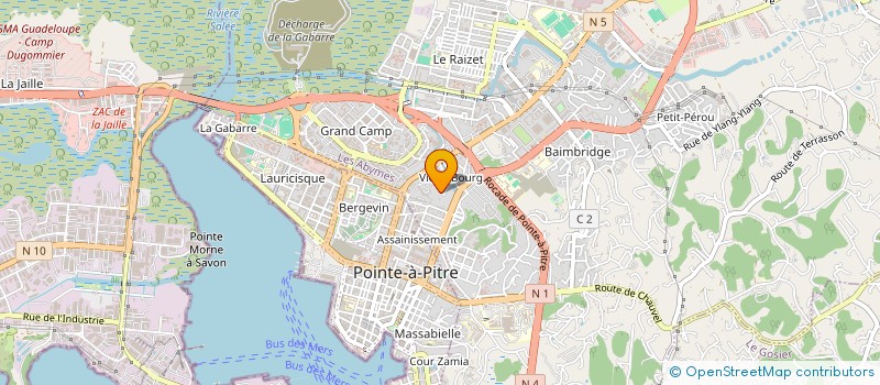 localisation de l'entreprise AGR SERVICE PLUS à LES ABYMES