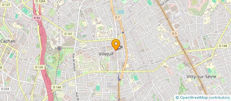 localisation de l'entreprise AGRA à VILLEJUIF