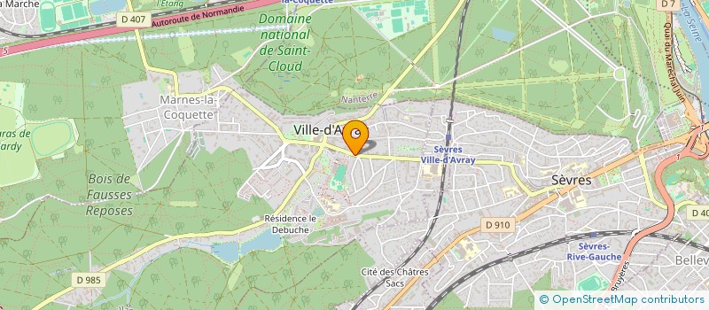 localisation de l'entreprise AGRABAJE  VILLE-D'AVRAY