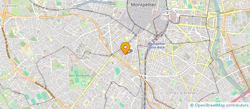 localisation de l'entreprise AGRADE à MONTPELLIER
