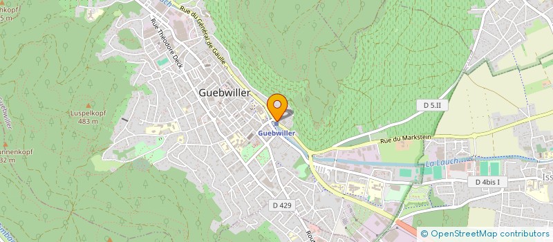 localisation de l'entreprise AGRAF-LOCK ENGENEERING SARL à GUEBWILLER