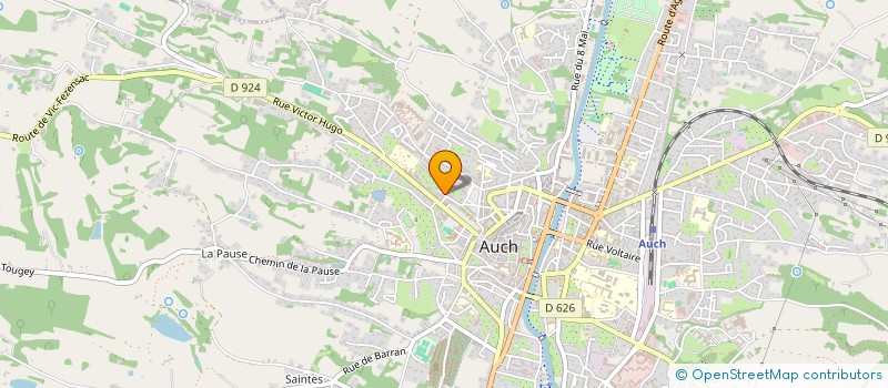 localisation de l'entreprise AGRAFA à AUCH