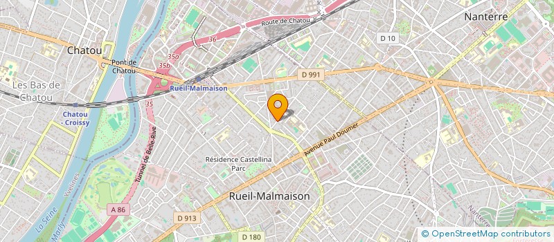 localisation de l'entreprise AGRAFF à RUEIL-MALMAISON