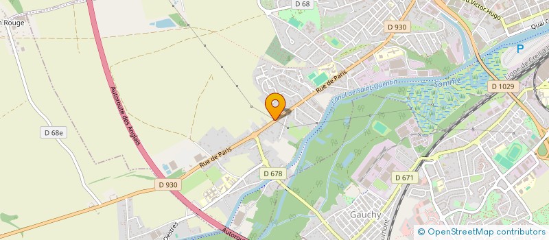 localisation de l'entreprise AGRAFIK à SAINT-QUENTIN