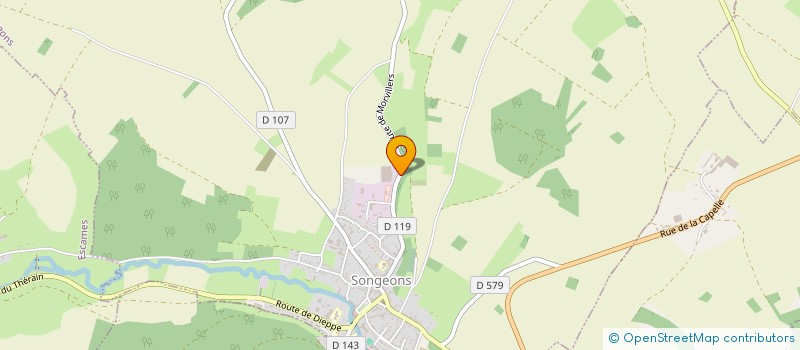 localisation de l'entreprise AGRAFORME  SONGEONS