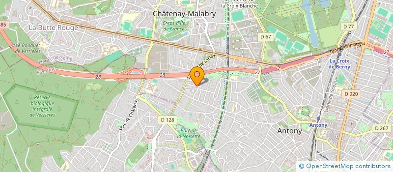 localisation de l'entreprise AGRAGNAC à ANTONY