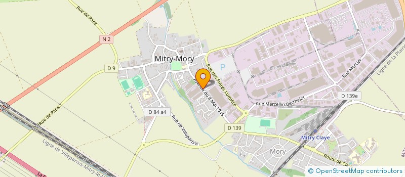 localisation de l'entreprise AGRANA FRUIT FRANCE à MITRY-MORY