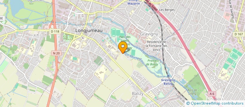 localisation de l'entreprise AGRANAT à LONGJUMEAU