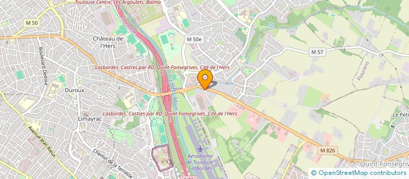 localisation de l'entreprise AGRANDIMAX  BALMA