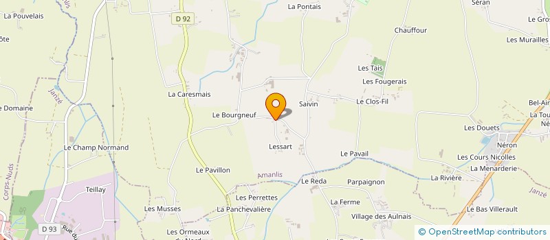 localisation de l'entreprise AGRAPH  AMANLIS