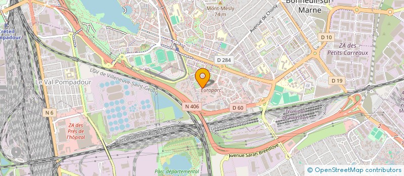 localisation de l'entreprise AGRATI GIE à CRETEIL