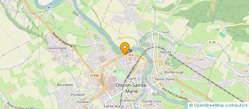 localisation de l'entreprise AGRAZ  OLORON-SAINTE-MARIE