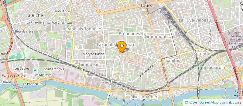 localisation de l'entreprise AGRD RABELAIS  TOURS