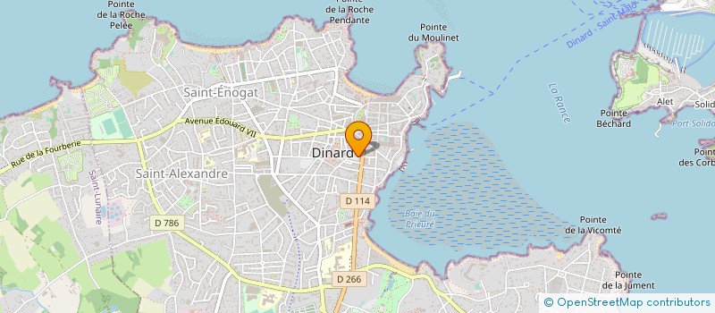 localisation de l'entreprise AGRE à DINARD