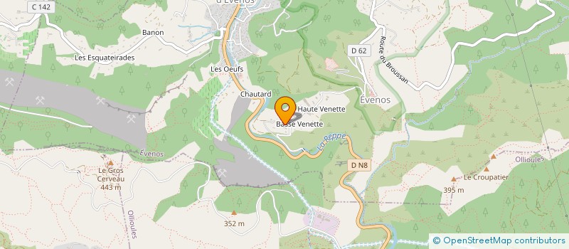 localisation de l'entreprise AGREBI BATI 83  EVENOS