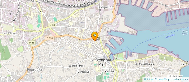 localisation de l'entreprise AGREGA ART à LA SEYNE-SUR-MER