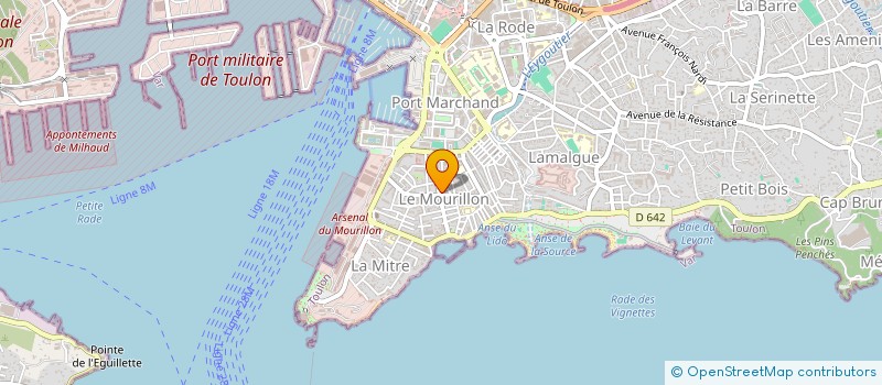 localisation de l'entreprise AGREGAT  TOULON