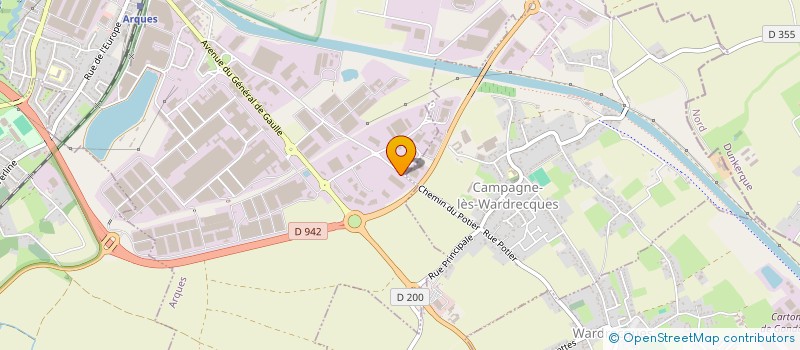 localisation de l'entreprise AGREGATS AUDOMAROIS  ARQUES