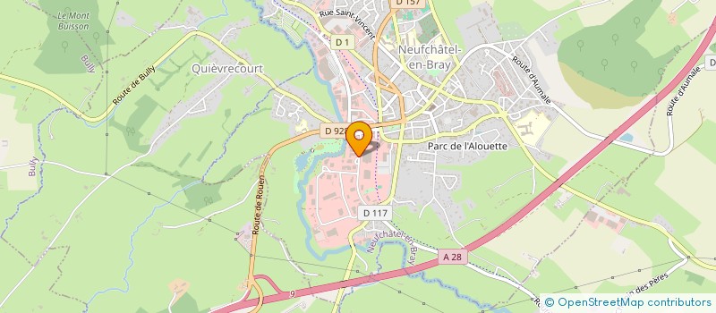 localisation de l'entreprise AGREGATS SOL RESINE DISTRIB  NEUFCHATEL-EN-BRAY